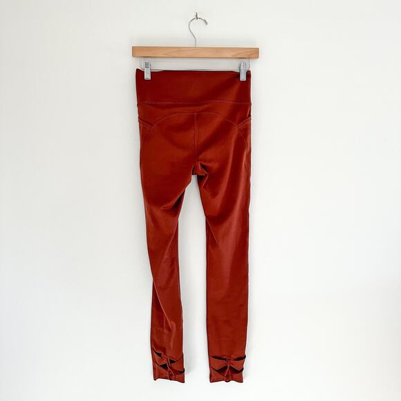 All In Motion High Waist Activewear Leggings Red XS - Picture 2 of 8